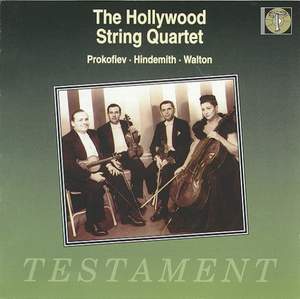 Prokofiev: String Quartet No. 2, Hindemith: String Quartet No. 4 & Walton: String Quartet