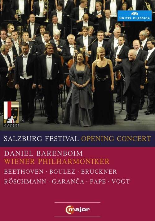 Simon Rattle et al. conducts at the El Sistema At Salzburg