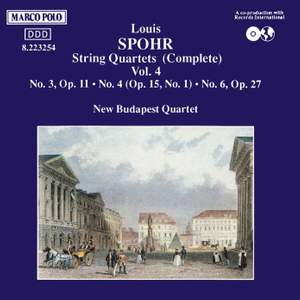 Louis Spohr: String Quartets, Volume 4
