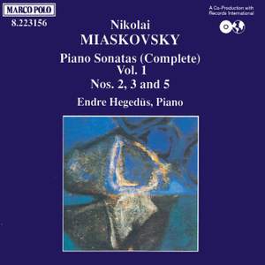 Miaskovsky: Piano Sonatas Vol. 1