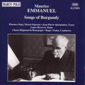 Emmanuel: Burgundian Songs (30) from the Beaune Region