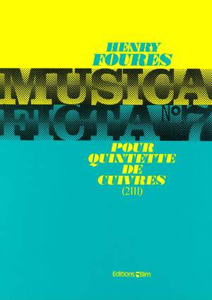 Foures: Musica Fictiva 7 Quintette De