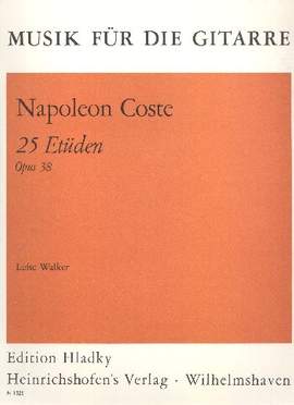 Coste: 25 Etudes Opus 38 (Walker)
