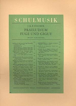 Fischer: Preludium Fuge & Gigue