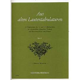Wensiecki: Aus Alten Lautentabulaturen 1