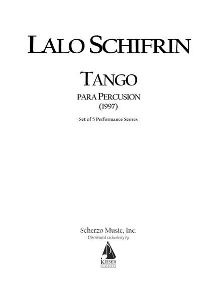 Tango Para Percusion (Tango for Percussion)