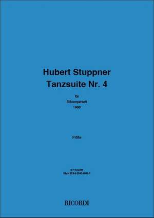 Hubert Stuppner: Tanzsuite nr. 4