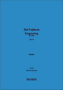 Dai Fujikura: Engraving for viola