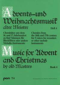 M. Harras: Advents- und Weihnachtsmusik alter Meister, Heft 4