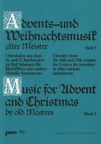 M. Harras: Advents- und Weihnachtsmusik alter Meister, Heft 5
