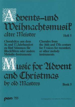 M. Harras: Advents- und Weihnachtsmusik alter Meister, Heft 5