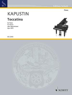Kapustin, N: Toccatina op. 40/3