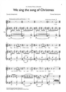 Hewitt Jones: We sing the song of Christmas
