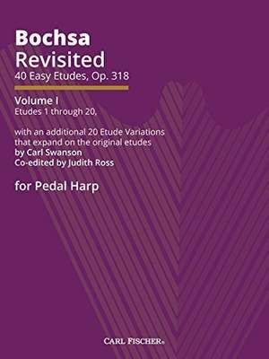 Bochsa Revisited - 40 Easy Etudes, Op. 318 - Vol I (Pedal Harp)