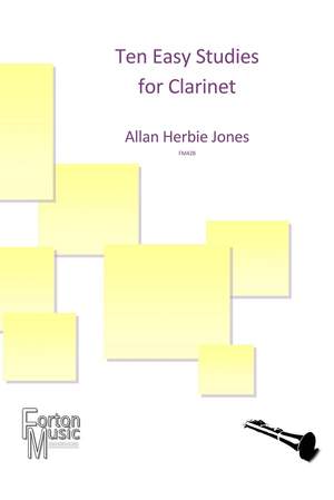 Jones, Allan Herbie: 10 Easy Studies for Clarinet