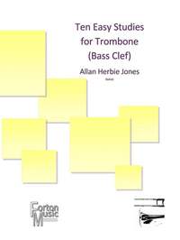 Jones, Allan Herbie: 10 Easy Studies for Trombone Bass Clef