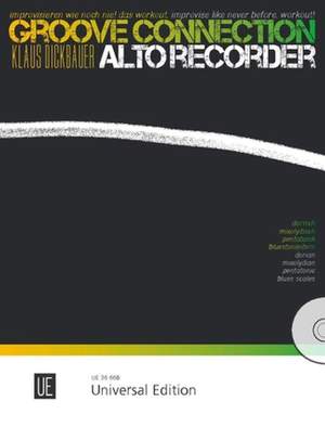 Dickbauer Klaus: Groove Connection - Alto Recorder: Dorian – Mixolydian – Pentatonic Scales – Blues Scales