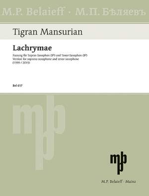 Mansurian, T: Lachrymae
