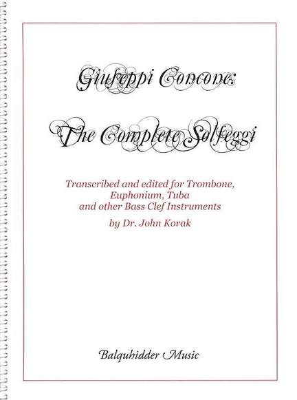 Giuseppe Concone: The Complete Solfeggi