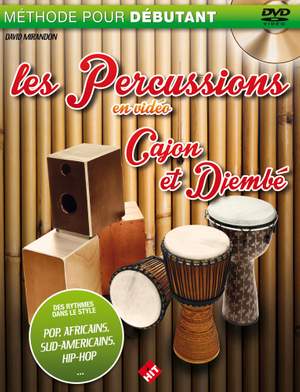David Mirandon: Les Percus en Vidéo, cajon et djembé -nouvelle ed