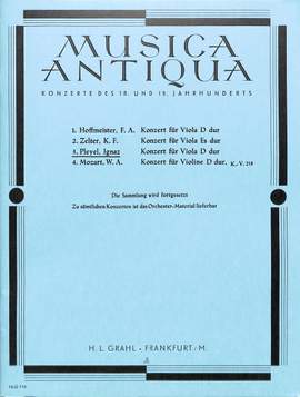 Ignace Pleyel: Konzert für Viola D-Dur op. 31