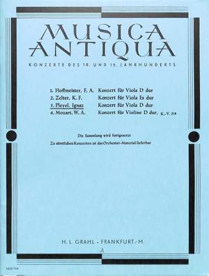 Ignace Pleyel: Konzert für Viola D-Dur op. 31