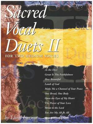 Sacred Vocal Duets II-For 2 Med Voices