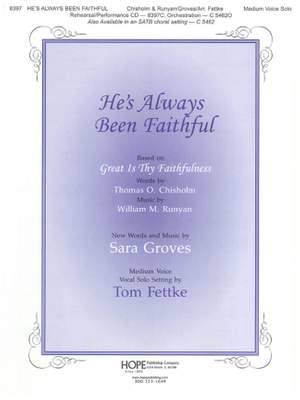 William M. Runyan_Sara Groves: He's Always Been Faithful