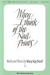 Mary Kay Beall: When I Think of the Nail Prints