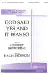 Hal H. Hopson: God Said Yes and It was So