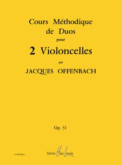 Offenbach: Cours méthodique de duos pour deux violoncelles Op.51