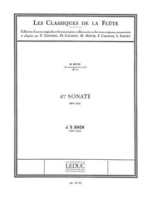 Johann Sebastian Bach: Sonata No.4, BWV1033 in C major