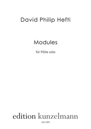 Hefti, David Philip: Modules für Flöte solo