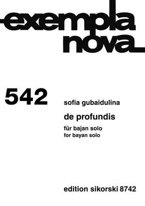 Gubaidulina, S: De profundis