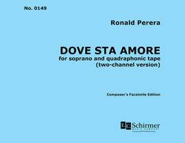 Ronald Perera: Dove sta amore