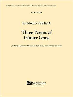 Ronald Perera: Three Poems of Guenter Grass