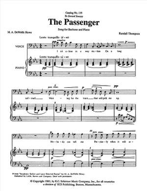 Randall Thompson: Five Love Songs: 2. The Passenger