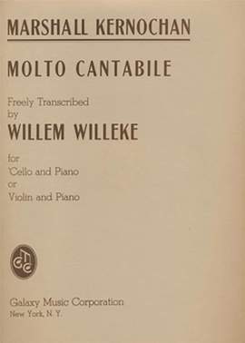 Marshall Kernochan: Molto Cantabile