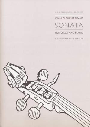 John Clement Adams: Sonata for Cello and Piano