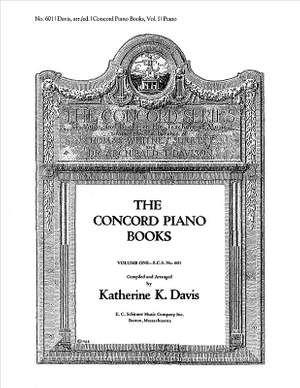 Katherine K. Davis: Concord Piano Book, Vol. I