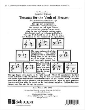 Daniel Pinkham: Toccatas for the Vault of Heaven