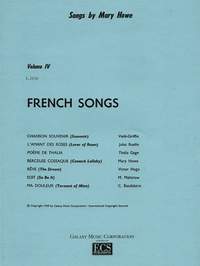 Mary Howe: French Songs