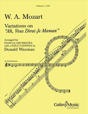 Wolfgang Amadeus Mozart_Donald Waxman: Variations on Ah, Vous Dirai-je Maman