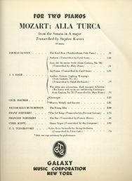 Wolfgang Amadeus Mozart_Stephen Kovacs: Alla Turca