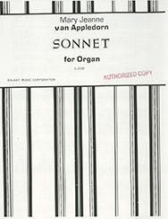 Mary Jeanne Van Appledorn: Sonnet