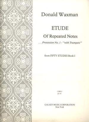 Donald Waxman: Etude No. 2: Repeated Notes