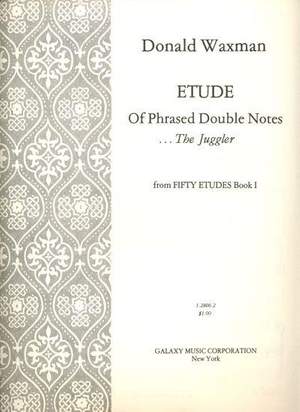 Donald Waxman: Etude No. 4: Phrased Double Notes