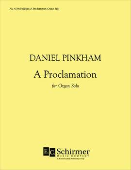 Daniel Pinkham: A Proclamation