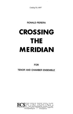 Ronald Perera: Crossing the Meridian