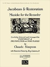 Claude Simpson: Jacobean & Restoration Musicke for Recorder
